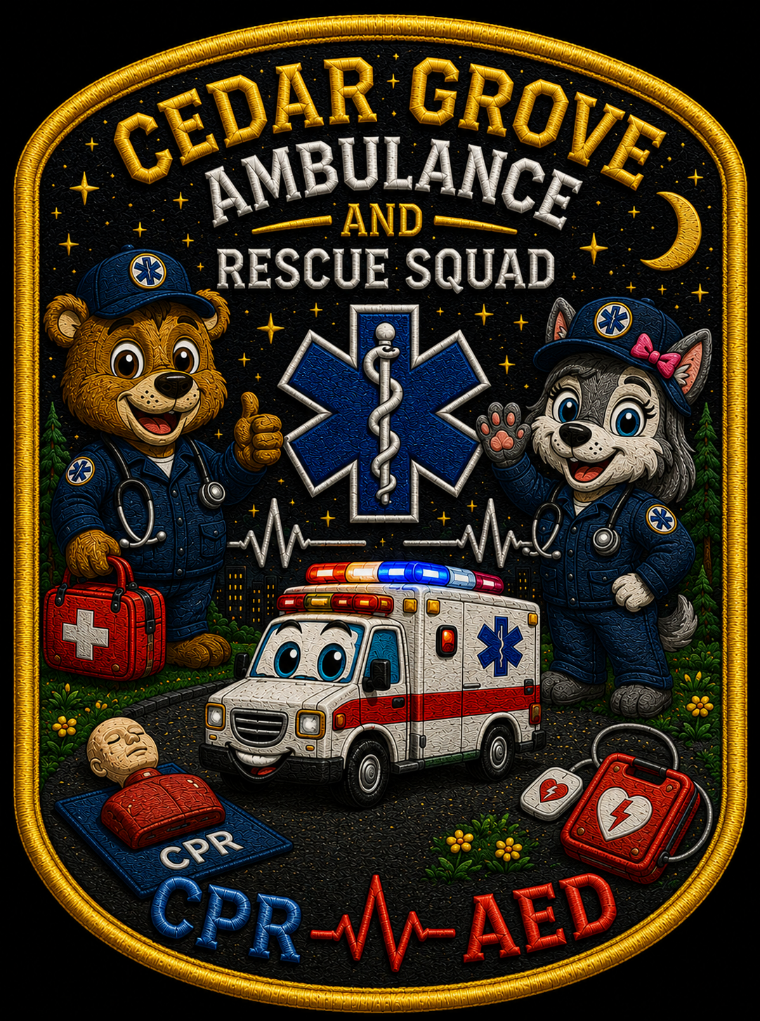 Kids CPR AED Patch