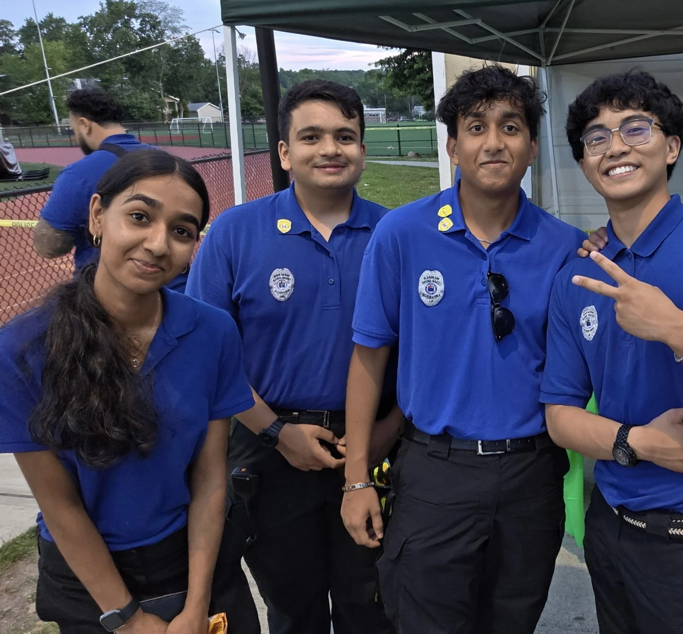 Cedar Grove EMS members together