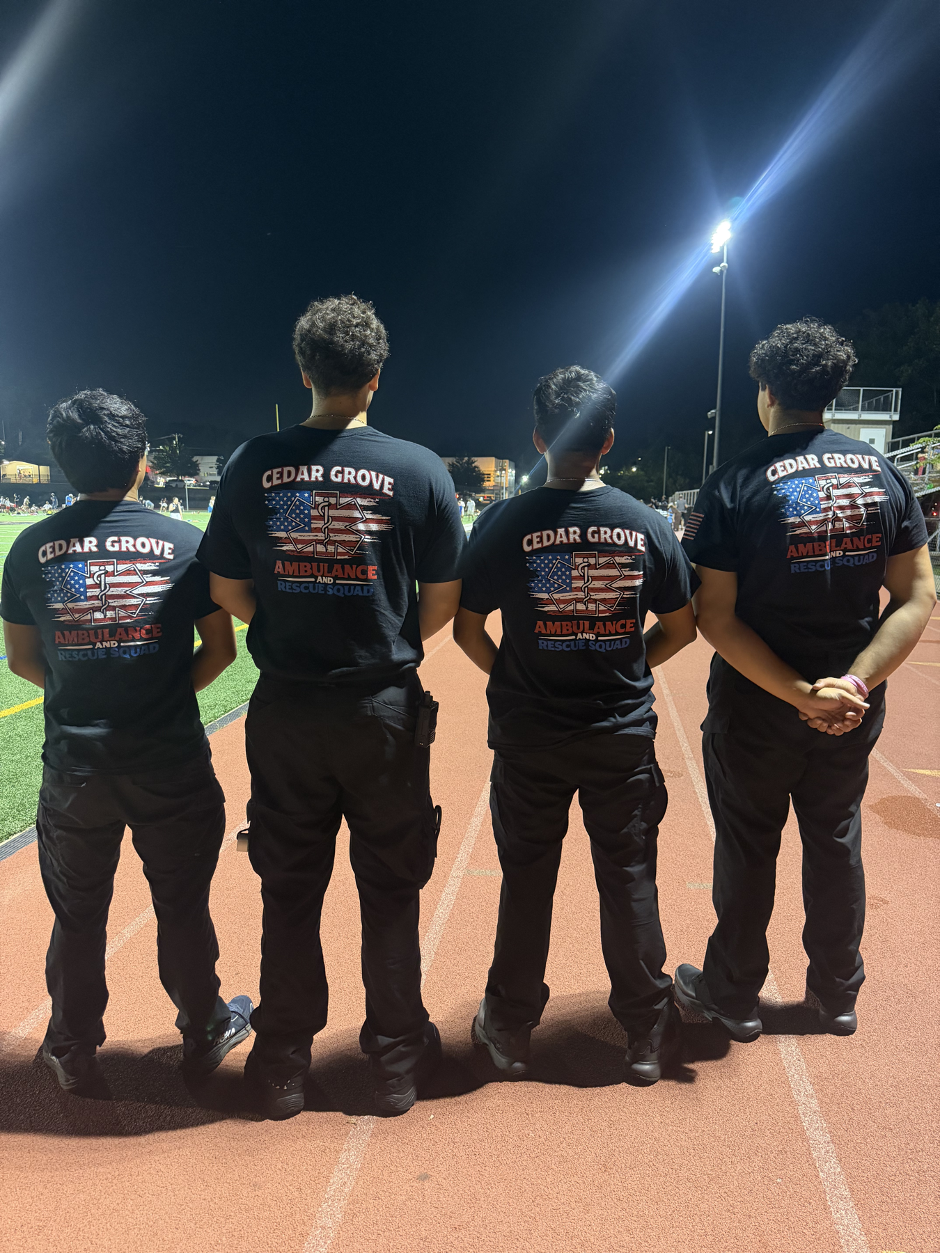 Cedar Grove EMS members together
